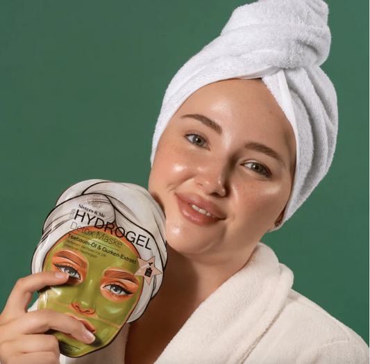 5x HYDROGEL DETOX MASKE MIT TEEBAUM-ÖL & GURKEN-EXTRAKT Angebot